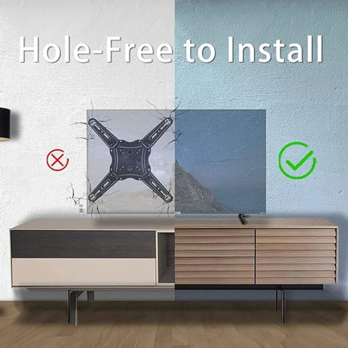 JIAYUYUARPY TV Base Stand, TV Legs for TCL Roku TV Stand Legs, ABS TV Legs with Screws and Instruction, TV Stand Legs Replacement for Most Smart TV(Black) by JIAYUYUARPY - Image 5