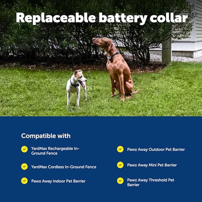 PetSafe YardMax Rechargeable, Waterproof Receiver Collar for Dogs and Cats Over 5 lb, Tone and Static Correction by PetSafe - Image 6