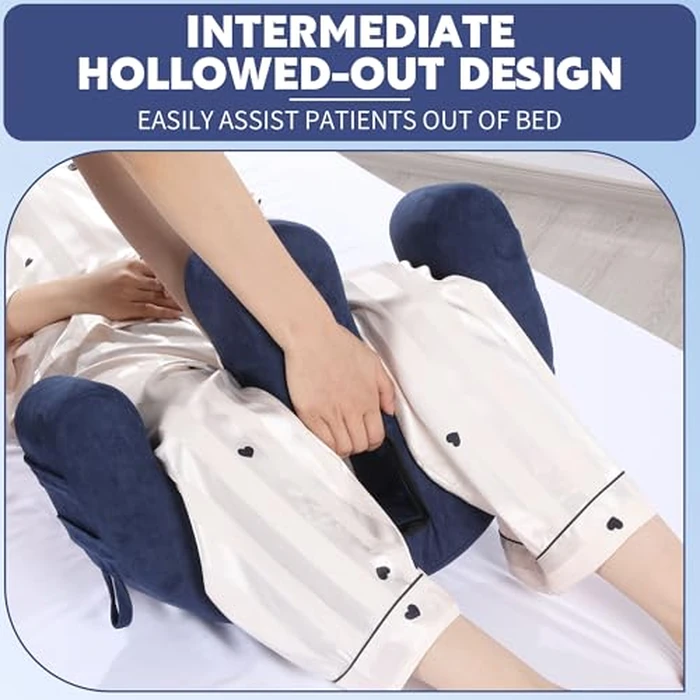 MABOZOO Patient Turning Device with Handle Hole, U-Shaped Velvet Turning Pillow Bedridden Nursing Pillow, Helping The Elderly Turn Over Pillow for The Elderly, Paralyzed, Disabled, Bedridden Patient by MABOZOO - Image 5