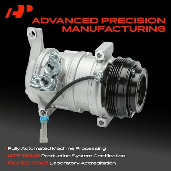 A-Premium AC Compressor with Clutch - with 2 Mounting Holes - Compatible with Chevrolet, GMC Models - Silverado, Sierra, Tahoe, Yukon, Suburban, Express, Escalade, Savana, Avalanche, & More by A-Premium - Image 5