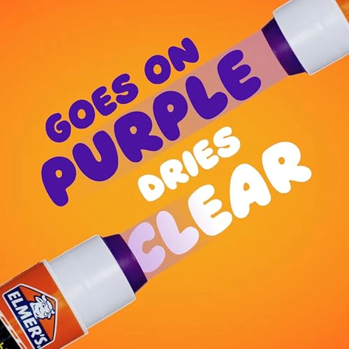 Elmer's Disappearing Purple School Glue Sticks, Washable, 7 Grams, 60 Count - Poster, Vision Board, Back to School Supplies, #1 Teacher Brand by Elmer's - Image 2