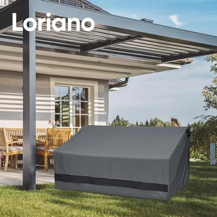 loriano 3-Seater Patio Furniture Covers,100% Waterproof for Loveseat Couch Outdoor Sofa, Heavy Duty 600D Oxford Fabric, Premium PVC Coating for Sun Fade Resistance, 79" W x 37" D x 35" H by loriano - Image 4
