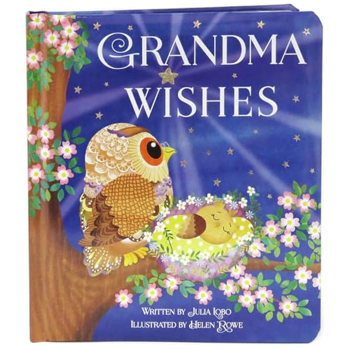 Grandma Wishes Love You Always Padded Board Book, Ages 1-5 by Cottage Door Press - Image 1