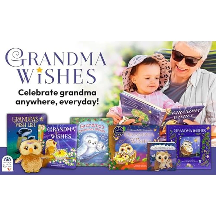 Grandma Wishes Love You Always Padded Board Book, Ages 1-5 by Cottage Door Press - Image 4