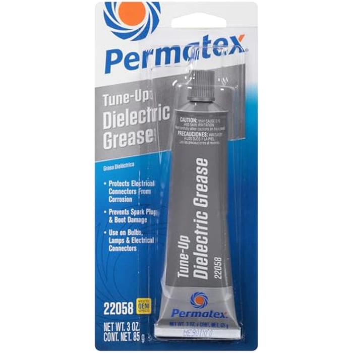 Permatex 22058 Dielectric Tune-Up Grease, 3oz. - High Performance Dielectric Grease Used to Protect Terminals, Spark Plugs, Wiring and Other Electrical Connections Against Salt, Dirt, and Corrosion by Permatex - Image 1