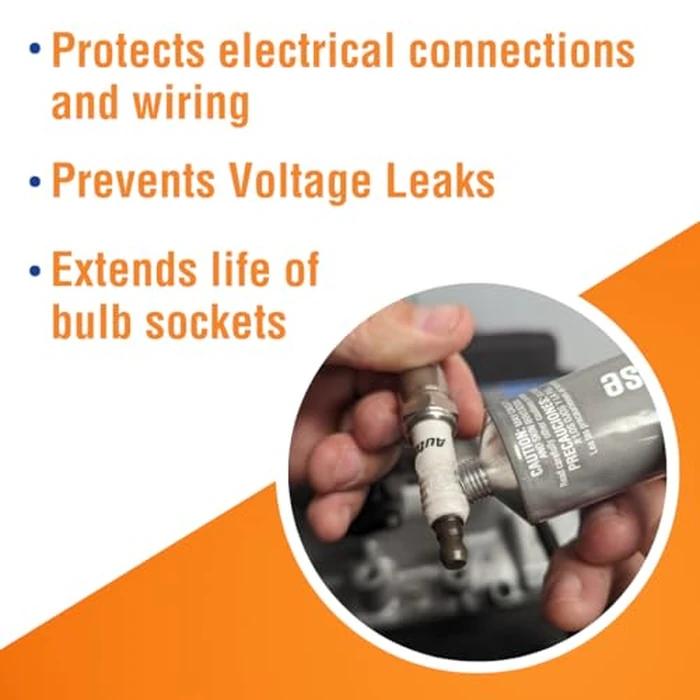 Permatex 22058 Dielectric Tune-Up Grease, 3oz. - High Performance Dielectric Grease Used to Protect Terminals, Spark Plugs, Wiring and Other Electrical Connections Against Salt, Dirt, and Corrosion by Permatex - Image 5