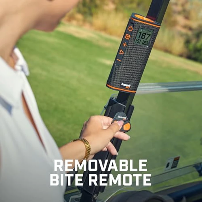 Bushnell Golf Wingman View Golf Speaker with GPS Audible & Visual Distances, Hazard Detection, Remote Control, Magnetic Cart Mount by Bushnell - Image 7