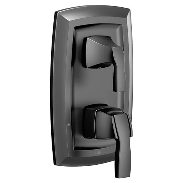 Moen Voss Matte Black M-CORE 3-Series 2-Handle Shower Trim with Integrated Transfer Valve, Valve Required, UT3611BL by Moen - Used - Like New condition