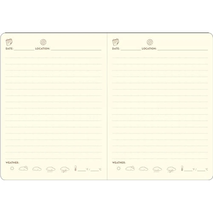 Page-A-Day Artisan Travel Journal (Diary, Vegan Leather Notebook) by PETER PAUPER PRESS - Used - Acceptable condition - US$1.77