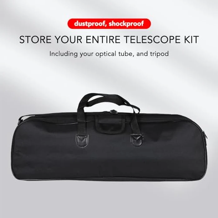 Telescope Bag, Large Telescope Travel Bag with Adjustable Shoulder Strap for 70400 70300 Telescopes, Multipurpose Carrying Case for Telescope Mount Tripod Accessories by Tangxi - Image 2