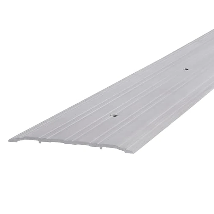 M-D Building Products 68387 Aluminum Commercial Flat-Profile Threshold: Durable and Sleek Entryway Access Solution Draft Protection (5 in. x 1/4 in. x 36 in.) (Silver) by M-D Building Products - Used - Like New condition