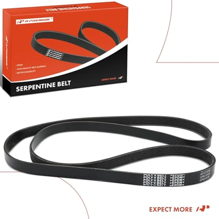 A-Premium Engine Serpentine Drive Belt Compatible with Ford, Subaru, Kia, Lincoln, Chevy, GMC, Isuzu, Mercury & Renault Cars - F-250, F-350, Taurus, E-350 Econoline, Outback, Crosstrek, Legacy & More by A-premium - Image 8
