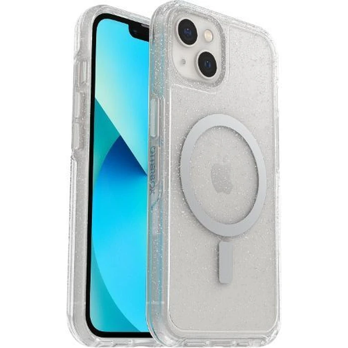 Otterbox Symmetry Series+ Clear Phone Case with Magsafe for iPhone 13 - Stardust 2.0 by Otterbox - Refurbished - Good condition