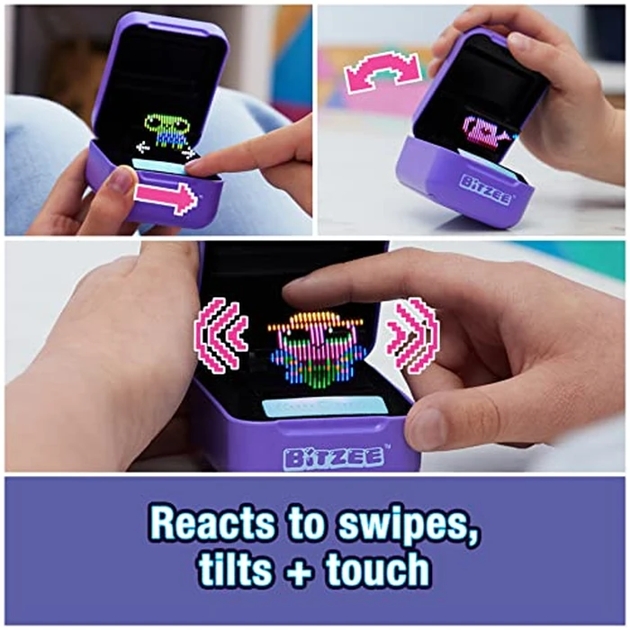 Bitzee, Interactive Toy Digital Pet with 15 Animals Inside, Virtual Electronic Pets React to Touch, Kids Toys for Girls and Boys by Bitzee - Image 2