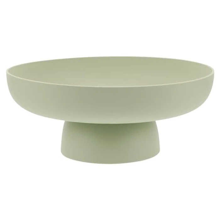 Luxshiny High Base Fruit Draining Bowl Portable Fruit Basket Decorative Holder Multi-Function Snack and Dessert Stand for Home Parties Events 10.23X10.23X4.13In by Luxshiny - Used - Acceptable condition