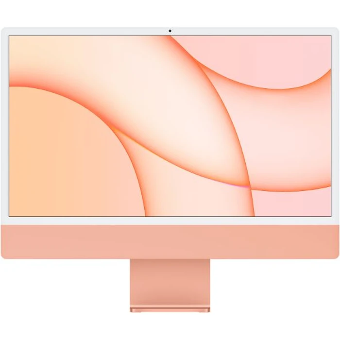 Apple iMac 2021 M1 (Four ports) 24" - Apple M1 chip 8-core CPU - 256GB - Orange - 8GB RAM - 24 Inch by Apple - Refurbished - Excellent condition