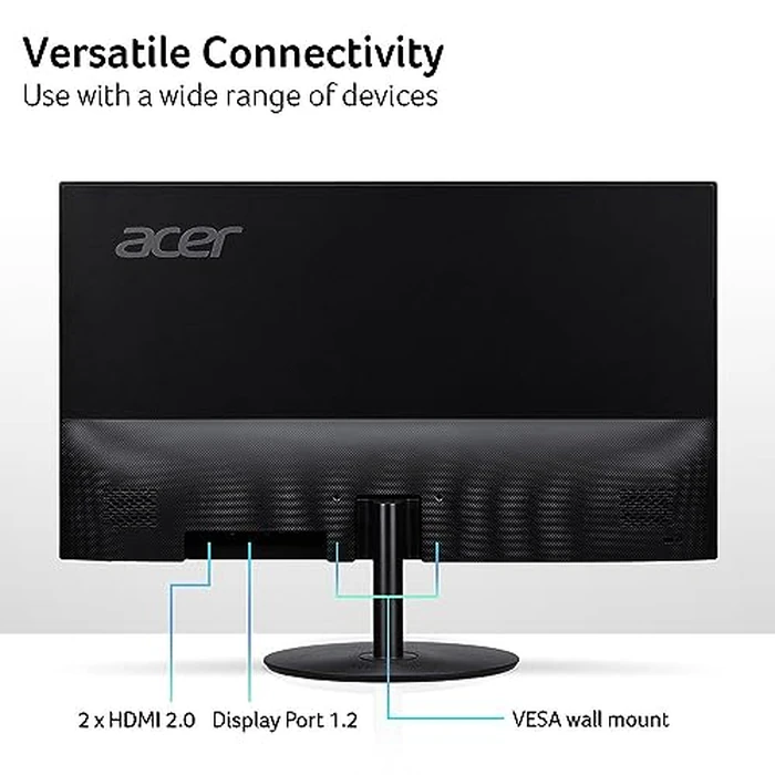 Acer SB222Q EBI 21.5" Full HD (1920 x 1080) Widescreen Frameless IPS Monitor|AMD FreeSync | 1ms (VRB) | 100Hz Refresh | 1 x HDMI & 1 x VGA | HDMI Cable Incl. by Acer - Image 7