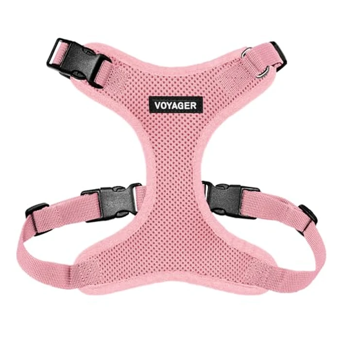 Voyager Step-in Lock Pet Harness - All Weather Mesh, Adjustable Step in Harness for Cats and Dogs by Best Pet Supplies - Pink, XL by Best Pet Supplies - Used - Very Good condition