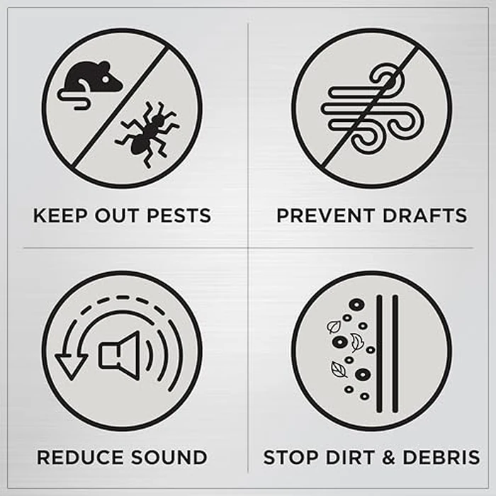 M-D Building Products 91891 84 in. Brown Premium Rubber Platinum(TM) Top and Sides Door Seal for Doors with Kerf/Channel by M-D Building Products - Image 5