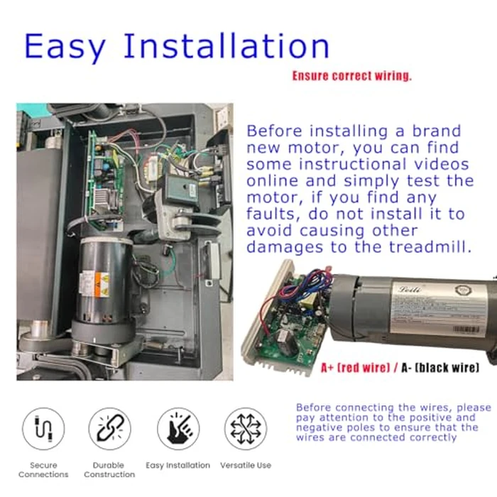 M-405565 Treadmill DC Drive Motor with Flywheel, 2.80 HP 130V DC 1939W Replacement for NordicTrack & ProForm - Compatible with 314571, 362190, 356334, 405618, 349568, C3364B4370M by Generic - Image 3
