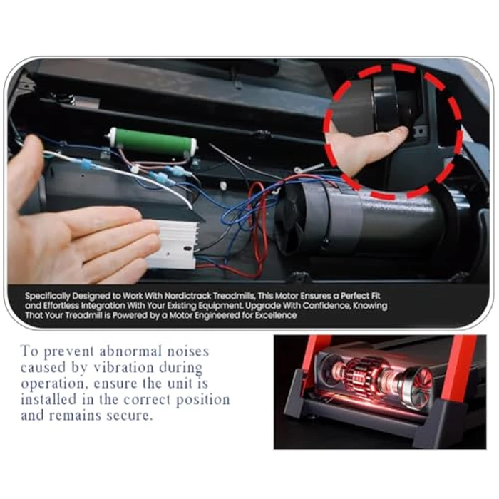 M-405565 Treadmill DC Drive Motor with Flywheel, 2.80 HP 130V DC 1939W Replacement for NordicTrack & ProForm - Compatible with 314571, 362190, 356334, 405618, 349568, C3364B4370M by Generic - Image 5