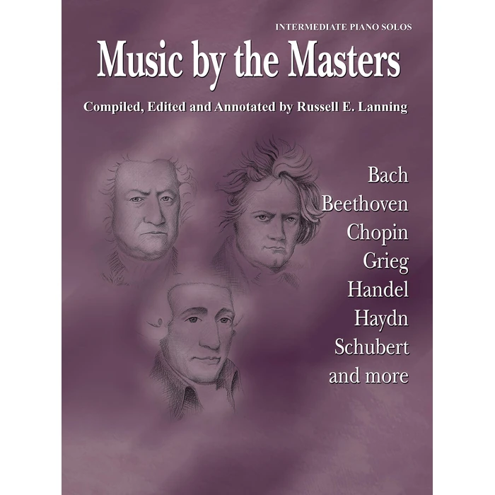 Music by the Masters: Bach, Beethoven, Chopin, Grieg, Handel, Haydn, Schubert and more by Alfred Music - Used - Acceptable condition