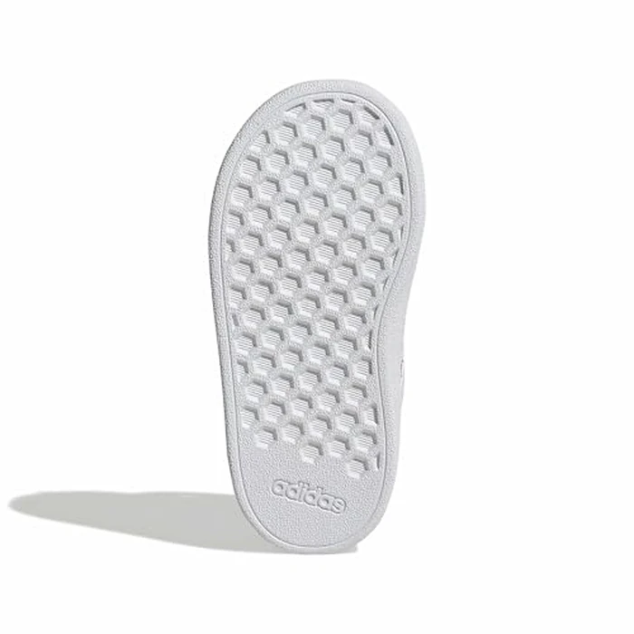 adidas Unisex-Baby Grand Court 2.0 Elastic Lace & Strap, Pink Fusion/White/White, 5 by adidas - Image 2