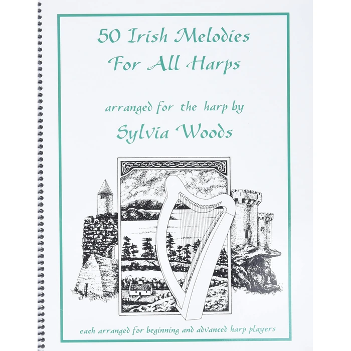 50 Irish Melodies for All Harps | Harp Sheet Music Songbook for Lever and Pedal Harp | Beginner to Advanced Folk Repertoire Collection for Students Teachers Traditional Performance Study by Hal Leonard - Used - Very Good condition - CA$15.35