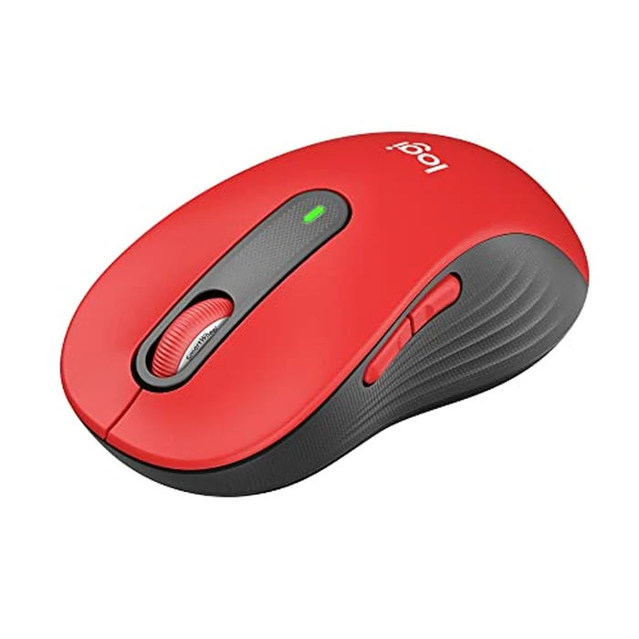 Logitech Signature M650 L Full Size Wireless Mouse - for Large Sized Hands, 2-Year Battery, Silent Clicks, Customizable Side Buttons, Bluetooth, for PC/Mac/Multi-Device/Chromebook - Classic Red by Logitech - Image 1