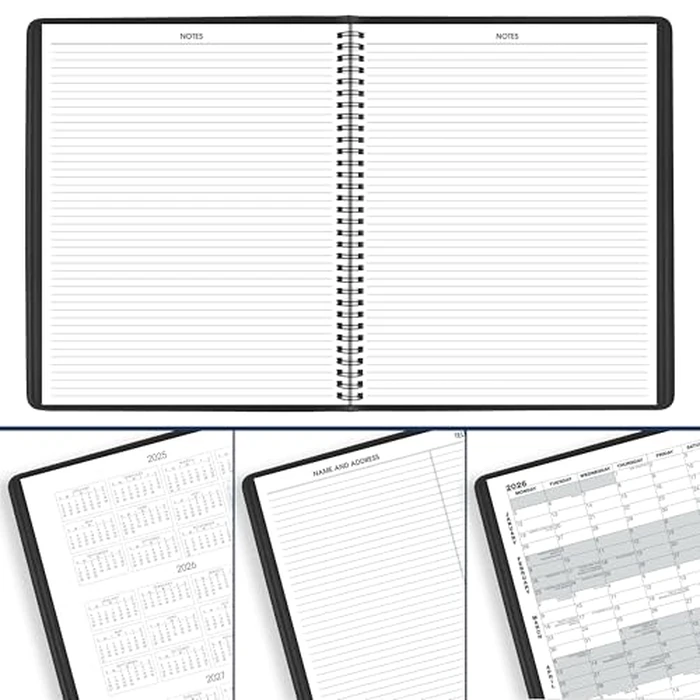 AT-A-GLANCE 2026 Planner, Monthly, 15-Month, 9" x 11", Large, Black (702600526) by AT-A-GLANCE - Image 8