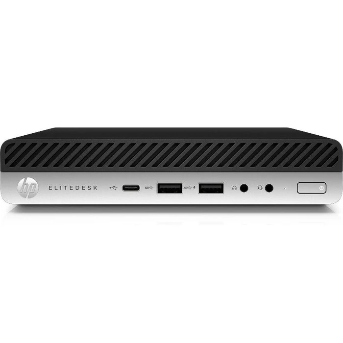 HP EliteDesk 800 G4 Mini PC i5-8500T 2.1GHz - 256GB - Black - 16GB RAM by HP - Image 1