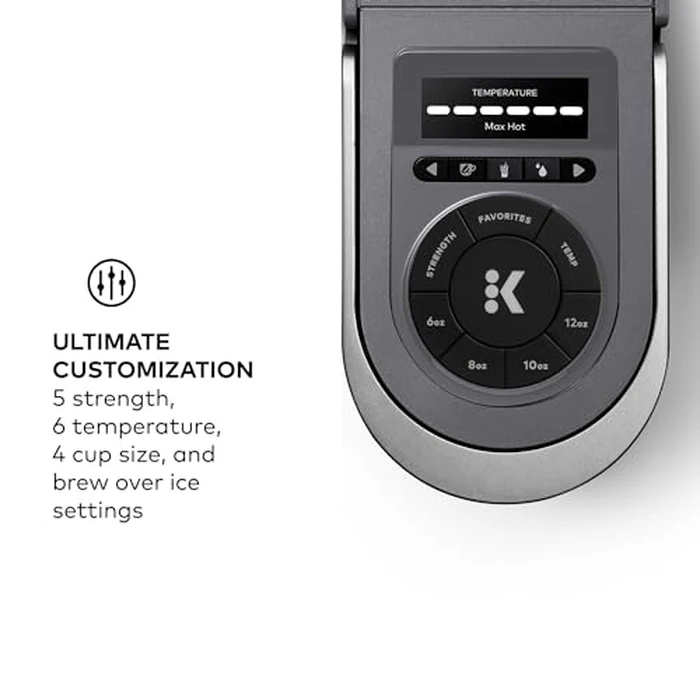 Keurig K-Supreme SMART Single Serve Coffee Maker With Wifi Compatibility, 4 Brew Sizes, And 66oz Removable Reservoir, Compatible with Alexa, Gray by Keurig - Image 3