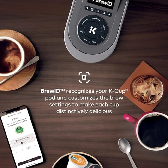 Keurig K-Supreme SMART Single Serve Coffee Maker With Wifi Compatibility, 4 Brew Sizes, And 66oz Removable Reservoir, Compatible with Alexa, Gray by Keurig - Image 4