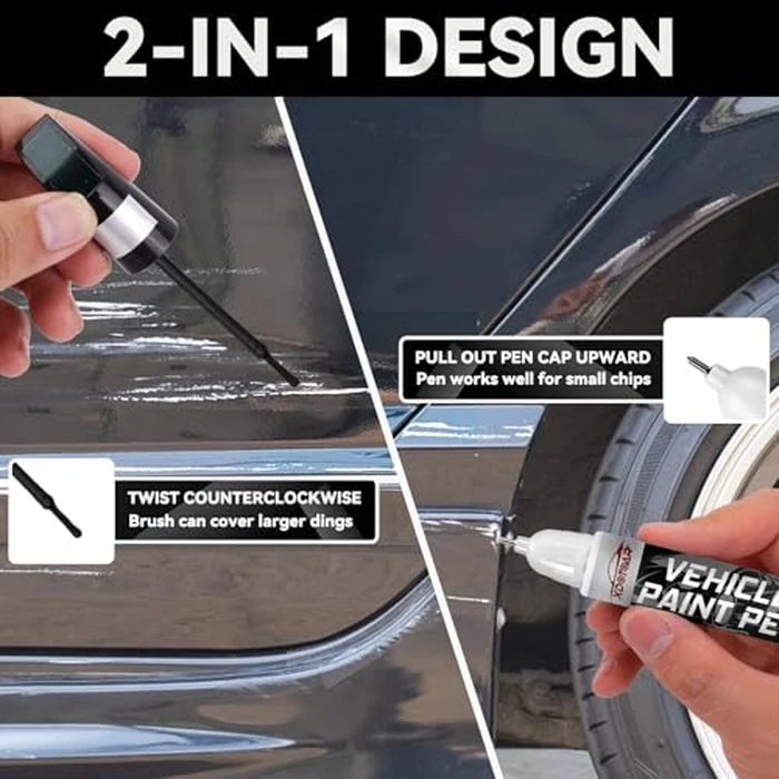 Black Touch Up Paint for Cars, Color Accurate Car Touch Up Paint, Professional Automotive Scratch Repair, Lasting Auto Scratch Remover, Quick Dry, Easy to Use, Safe and Waterproof, Versatile Use by xdotoar - Image 4