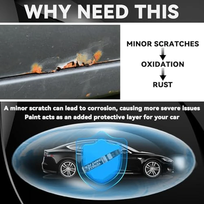 Black Touch Up Paint for Cars, Color Accurate Car Touch Up Paint, Professional Automotive Scratch Repair, Lasting Auto Scratch Remover, Quick Dry, Easy to Use, Safe and Waterproof, Versatile Use by xdotoar - Image 6