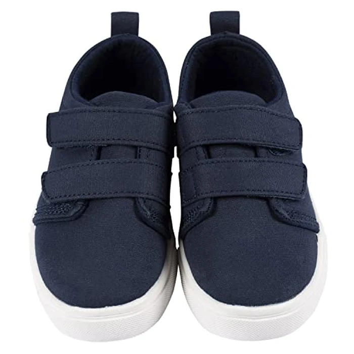Gerber Sneakers Crib Shoes Newborn Infant Toddler Neutral Boy Girl, Navy, 4 by Gerber - Image 3