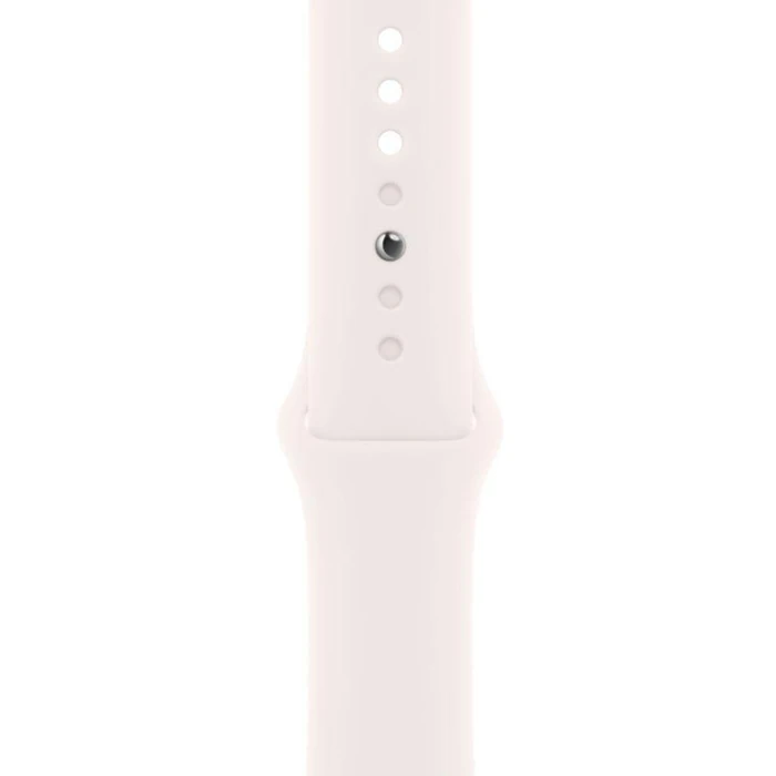 Apple Watch Series 10 (Cellular + GPS) - 64GB - 42mm - Rose Gold Aluminum Case with Light Blush Rubber Sport Band - S/M Size by Apple - Image 3