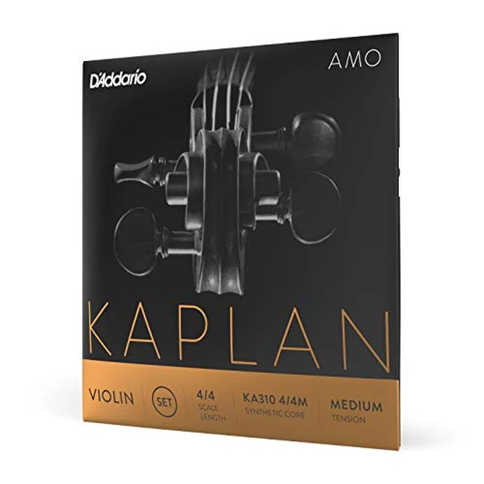 D'Addario Kaplan Amo Violin Strings - Full Set - KA310 4/4M - Violin Strings - 4/4 Scale, Medium Tension by D'Addario - Used - Like New condition - US$42.65