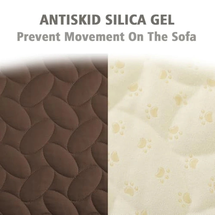 Ameritex Pet Bed Cover Dog Bed Blanket for Sofa and Furniture Waterproof New Pattern Design (52x82 Inch, Chocolate) by Ameritex - Image 4