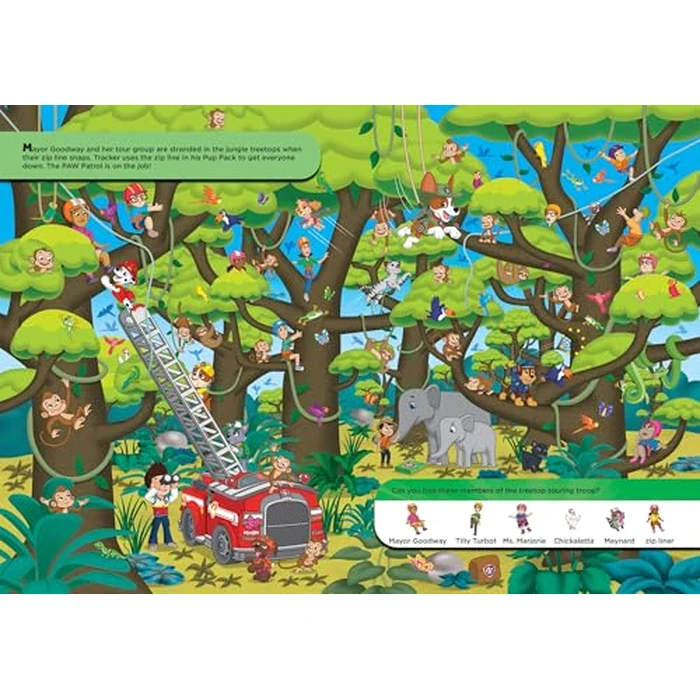 Nickelodeon PAW Patrol Chase, Skye, Marshall, and More! - Pups to the Lookout! Look and Find Activity Book - PI Kids by PI Kids - Image 2