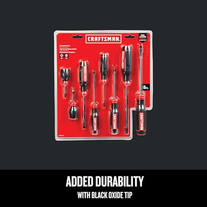 CRAFTSMAN Screwdriver Set, Bi-Material, 8 Piece Set (CMHT65075N) by CRAFTSMAN - Image 4