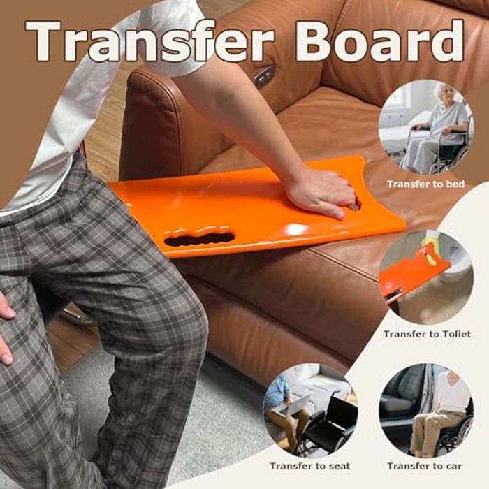 Transfer Board and Slide Board for transferring, Sliding Board Transfer to Wheelchair, Patient Transfer, Transfer Boards from Wheelchair to Car, Toilet, Tub [Patent Pending] by suboton - Image 6