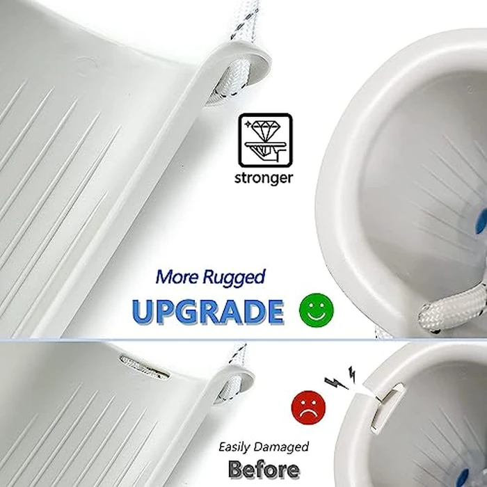 Sock Aid - 2 Pack Socks Helper with Adjustable Cords, Easy on Sock Aid Tool with Ergonomic Soft Foam Round Handles for Elderly, Disabled, Pregnant, Diabetics-Sock Helper Aide Tool by DOTCUTY - Image 4