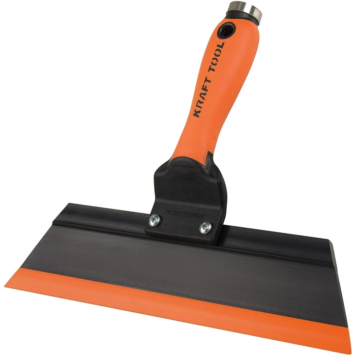 Kraft Tool Co. Squeegee Trowel with ProForm(R) Soft Grip Handle 12" (GG242) - Orange & Black by Kraft Tool Co. - Refurbished - Premium condition