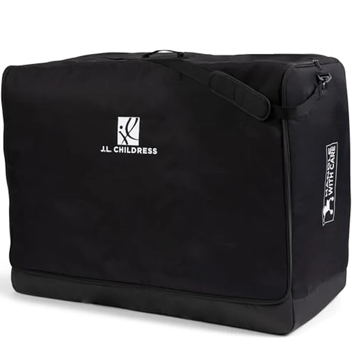 J.L. Childress Universal Stroller Travel Bag for Airplane - Fits Most Baby Strollers, Flying Essentials, Airport Accessories for Gate or Luggage Check, ID Card, AirTag Compatible - Large, Padded by J.L. Childress - Used - Very Good condition - US$71.47