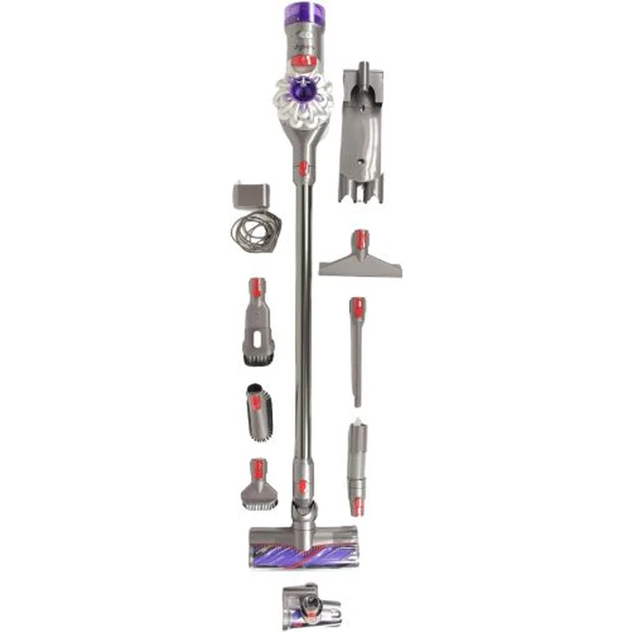 Dyson V8 Extra Cordless Vacuum Cleaner - Purple/Grey by Dyson - Refurbished - Excellent condition