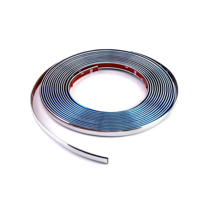 QWORK Automotive Chrome Trim Molding, 1/2 inch Wide 26FT DIY Moulding Trim Strip Line Decoration for Car/Truck Door Window Side Scratchproof by QWORK - Image 3