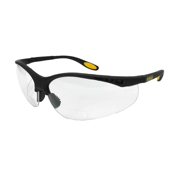 DEWALT DPG59 Reinforcer Rx-Bifocal High Performance Protective Eyeware with Rubber Temples and Protective Eyeglass Sleeve - Clear Lens, 2.0 Diopter by DEWALT - Used - Acceptable condition - US$9.59