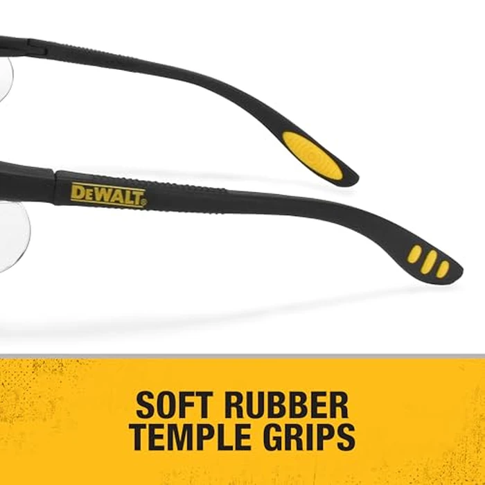 DEWALT DPG59 Reinforcer Rx-Bifocal High Performance Protective Eyeware with Rubber Temples and Protective Eyeglass Sleeve - Clear Lens, 2.0 Diopter by DEWALT - Image 5