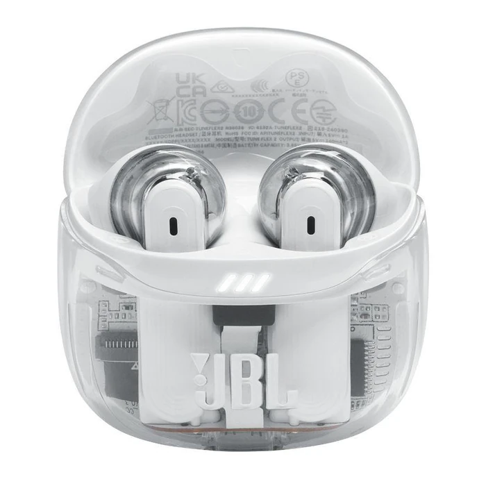 JBL TUNE Flex 2 True Wireless Noise Cancelling Earbuds - Ghost White by JBL - Image 2